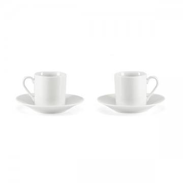 Set za kavo, 2 skodelici, porcelan, pakirano v darilno škatlo 5694